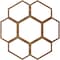 Ekena Millwork Florin Wood Fretwork Pierced Ceiling Medallion, Walnut, 30"OD x 12 3/4"ID x 1/4"T CMWP30X30X0250FOWA - alternate 4